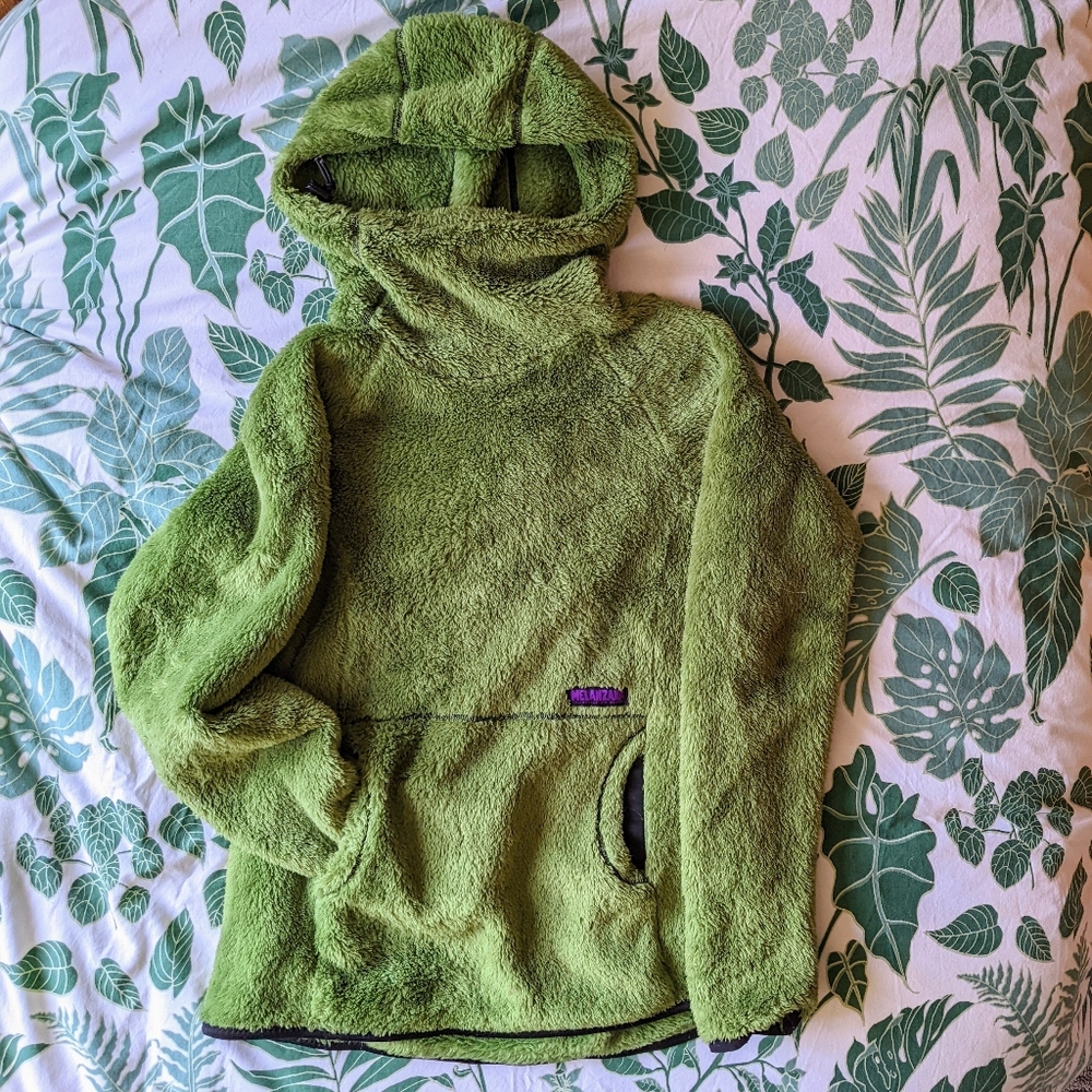 Melanzana High Loft Hoodie, Avo Green, M